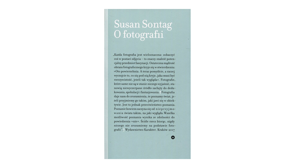 Susan Sontag - O fotografii - książka