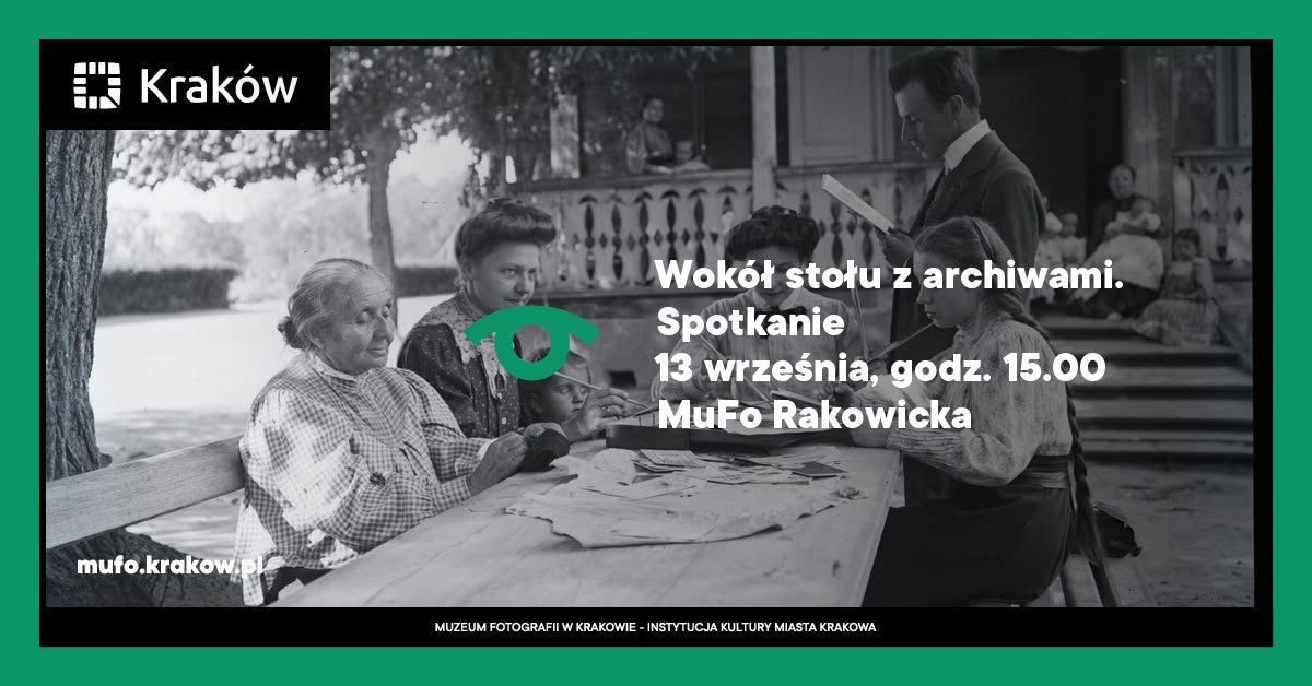 Wokół stołu z archiwami - spotkanie autorskie Muzeum Fotografii Kraków