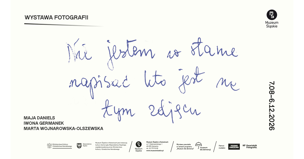 Nie jestem w stanie napisać, kto jest na tym zdjęciu - wystawa fotografii Muzeum Śląskie Katowice