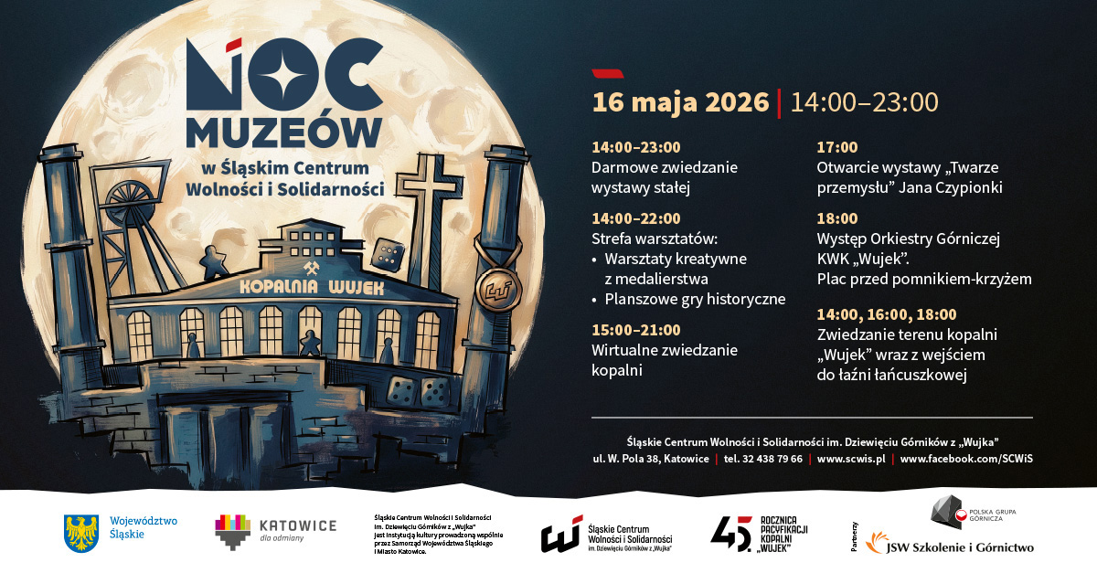 Jan Czypionka - Twarze przemysłu - wystawa fotografii Śląskie Centrum Wolności i Solidarności Katowice