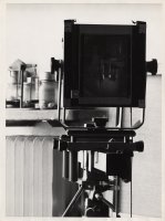 Zbigniew Dłubak, Widok pracowni artysty w Alei Waszyngtona 100, ok. 1975 © Armelle Dłubak & Fundacja Archeologia Fotografii