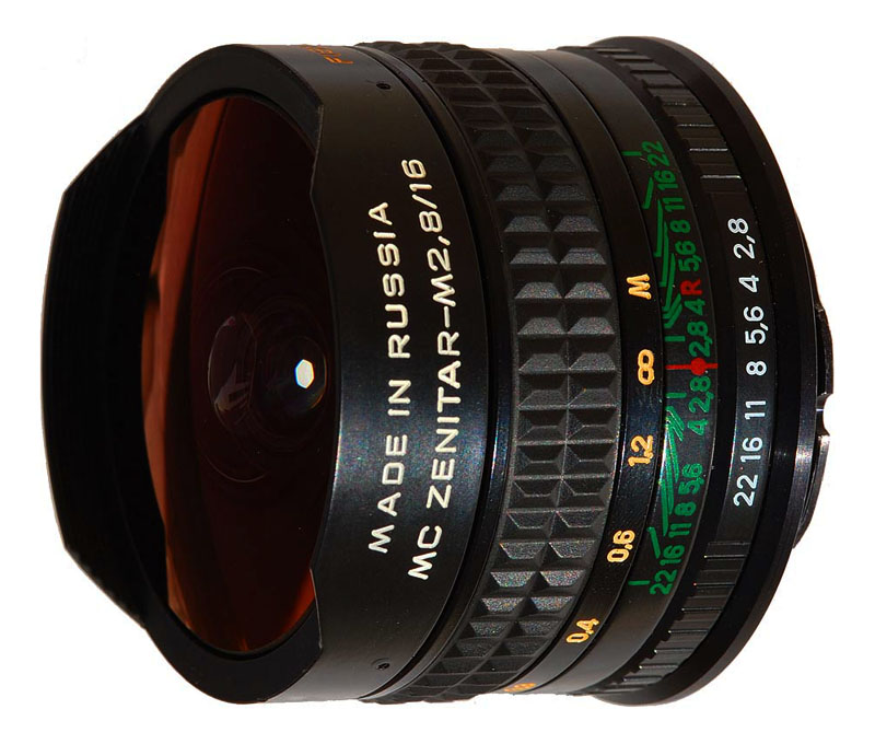 CCCP MC Zenitar-K 16mm f/2.8 Fish Eye