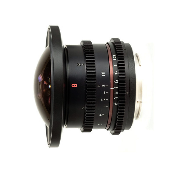 Samyang V-DSLR 8mm T3.5 Asph. IF MC Fish-eye CS