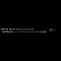 Spis Skradzionego Sprzętu Fotograficznego