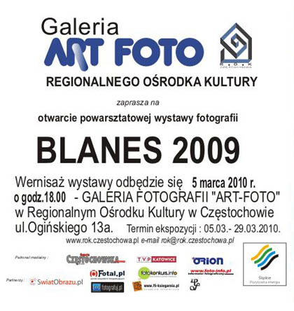 Powarsztatowa wystawa fotografii - Blanes 2009