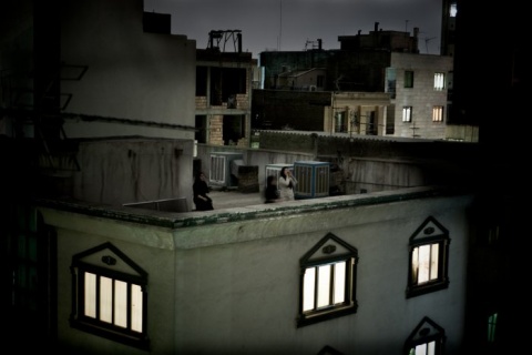 World Press Photo of the Year 2009, fot. Pietro Masturzo, Italy, From the rooftops of Tehran, June