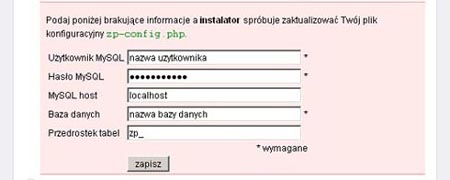 Instalacja galerii Zenphoto