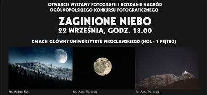 Ogólnopolski Konkurs Fotograficzny "Zaginione Niebo"
